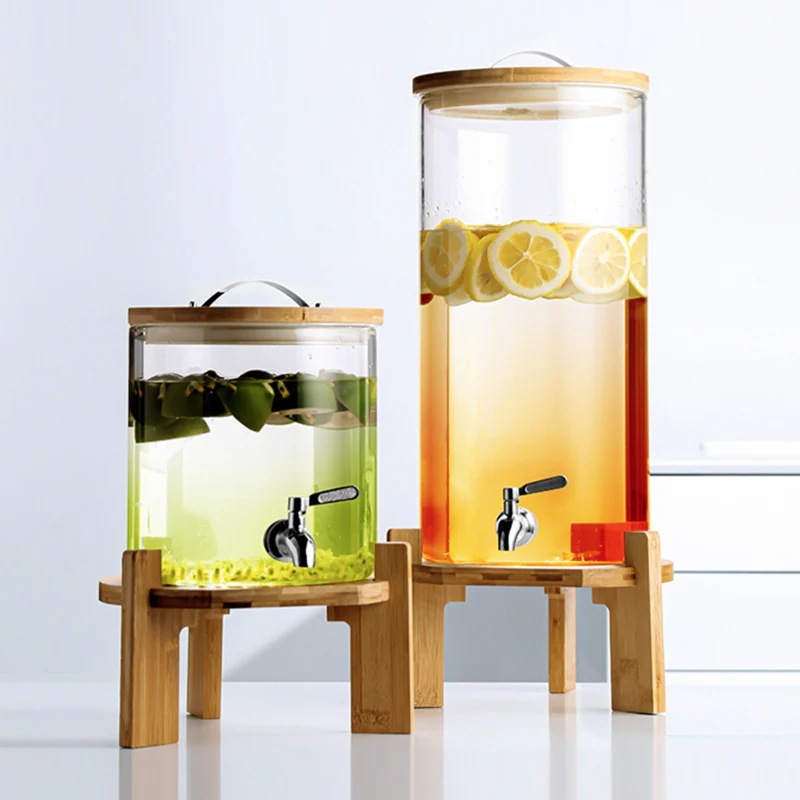 蛇口福コールドケトルガラスジュースバケツコーラ 飲料容器 耐熱レモンフルーツティーバケツ家庭用 母の日のプレゼント 5,206円