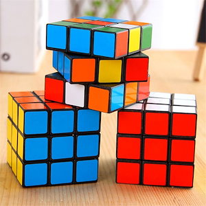 ルービックキューブ 立体回転パズル キュービック パズル 5点セット 知育玩具 認知症防止 スピード
