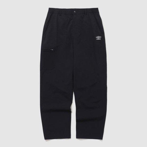 Mパンツ NQK UQ121CPT14-BLK ストレッチ テーパード チノパンツ BLACK