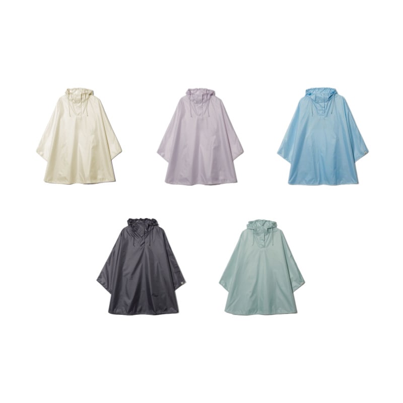 24SS[NewJeans 着用]PACKABLE RAIN PONCHO - 5color/ 雨具 / レインコート