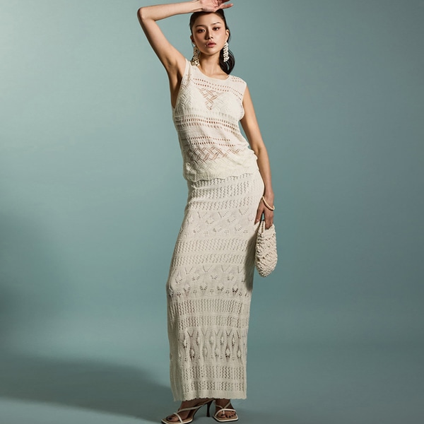 D5272 ニット ツーピース 7,792円