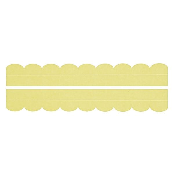 （まとめ） 便器すきまテープ/トイレ用品 2枚入り イエロー カット可 簡単貼り付け着脱 洗える 汚れ防止 200個セット