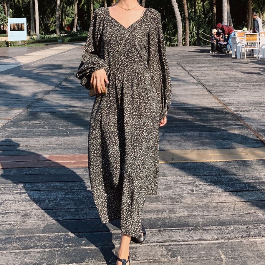 今も人気！ワンピース レディース シャツワンピ 長袖 春秋 フレンチ 9816 4,788円