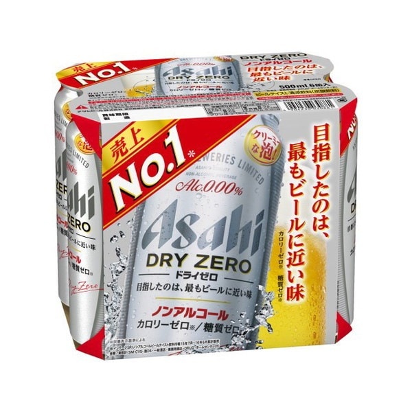 アサヒ ドライゼロ 6缶パック 500ml6 4 メーカー直送 6,051円