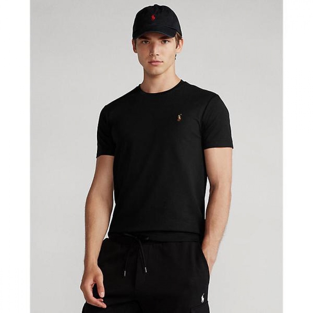 ポロラルフローレンメンズカスタムスリムフィットソフトコットン T シャツ (MNPOTSH1N820099001)