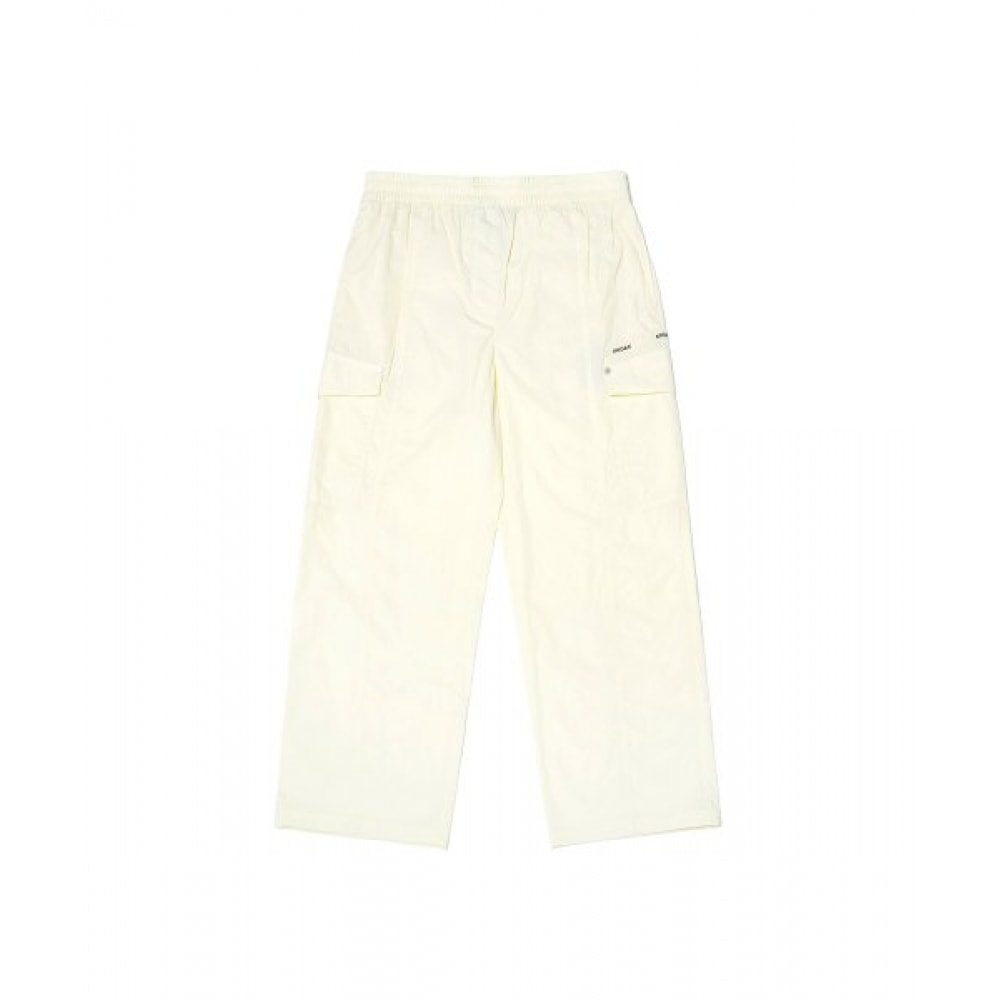 コダックワイドフィットストリングカーゴパンツレディースアイボリー