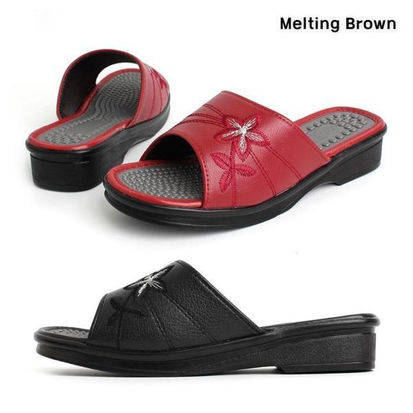 女性カジュアル厚底スリッパ 3.5cm