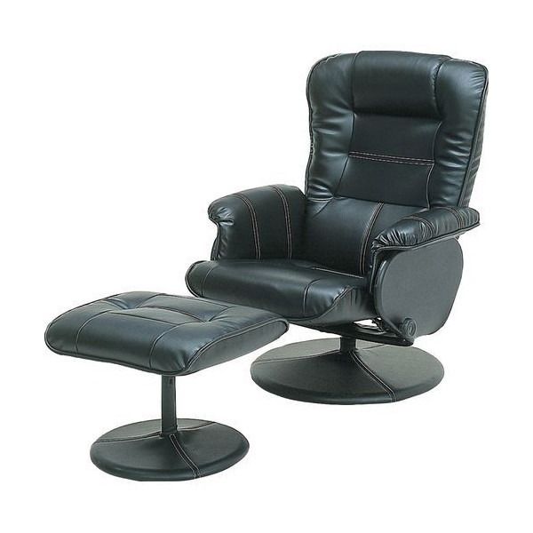 不二貿易 79604 ブラック マリーノ [パーソナルチェア] メーカー直送