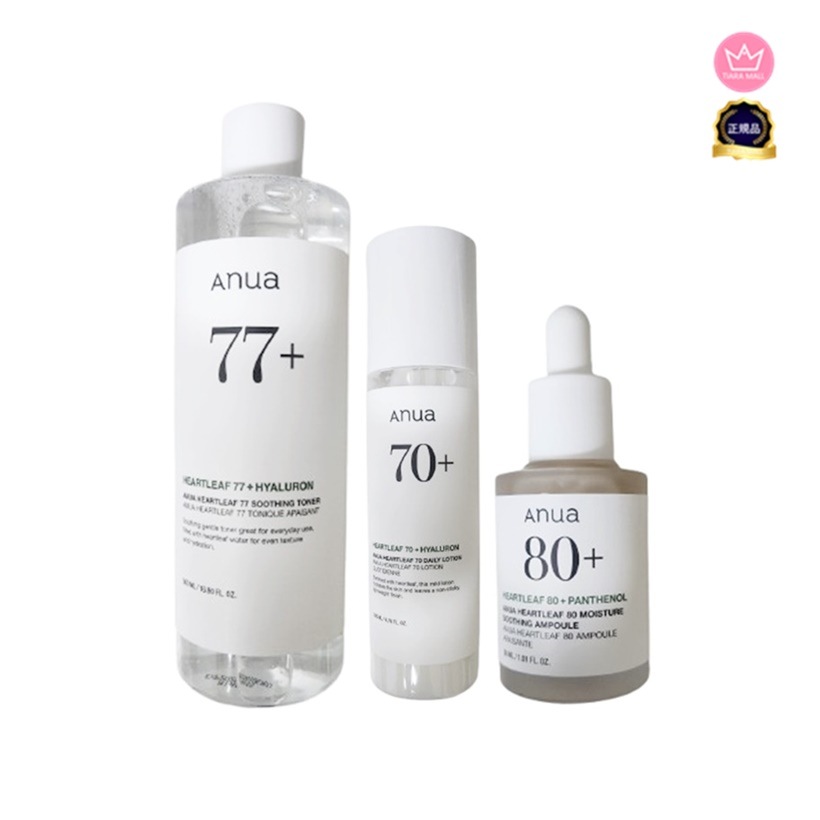 スキンケア3種SET/ドクダミ77%スージング トナー500ml/70%ドクダミ70%デイリーローション 200ml/ドクダミ80 水分鎮静アンプル30ml