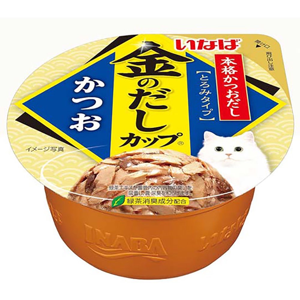 いなば　金のだし　カップ　かつお　７０ｇX４８個　キャットフード　ＣＲＣ35―20―20―50―00