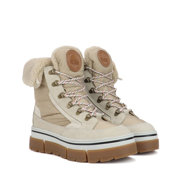 HENTA LACE UP BOOT ヘンタ レースアップブーツ レディース 防水 防寒 SAND