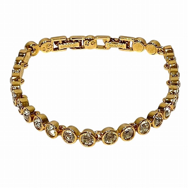 スワロフスキー ラインストーン ブランド小物 ブレスレット レディース