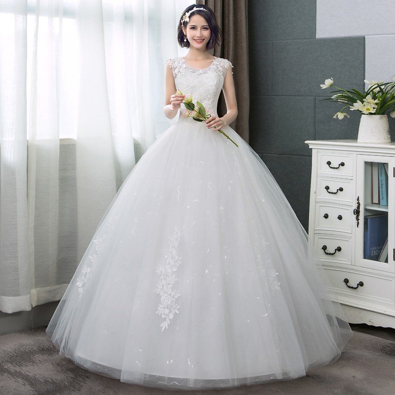 ウエディングドレス 白 結婚式 二次会 ウェディング プリンセス 花嫁 ドレス ロングドレス カラー