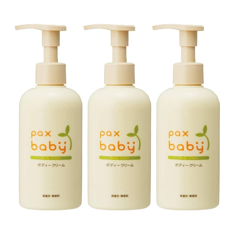 ボディクリーム ローション ポンプタイプ 180g 3本セット スキンケア 赤ちゃん