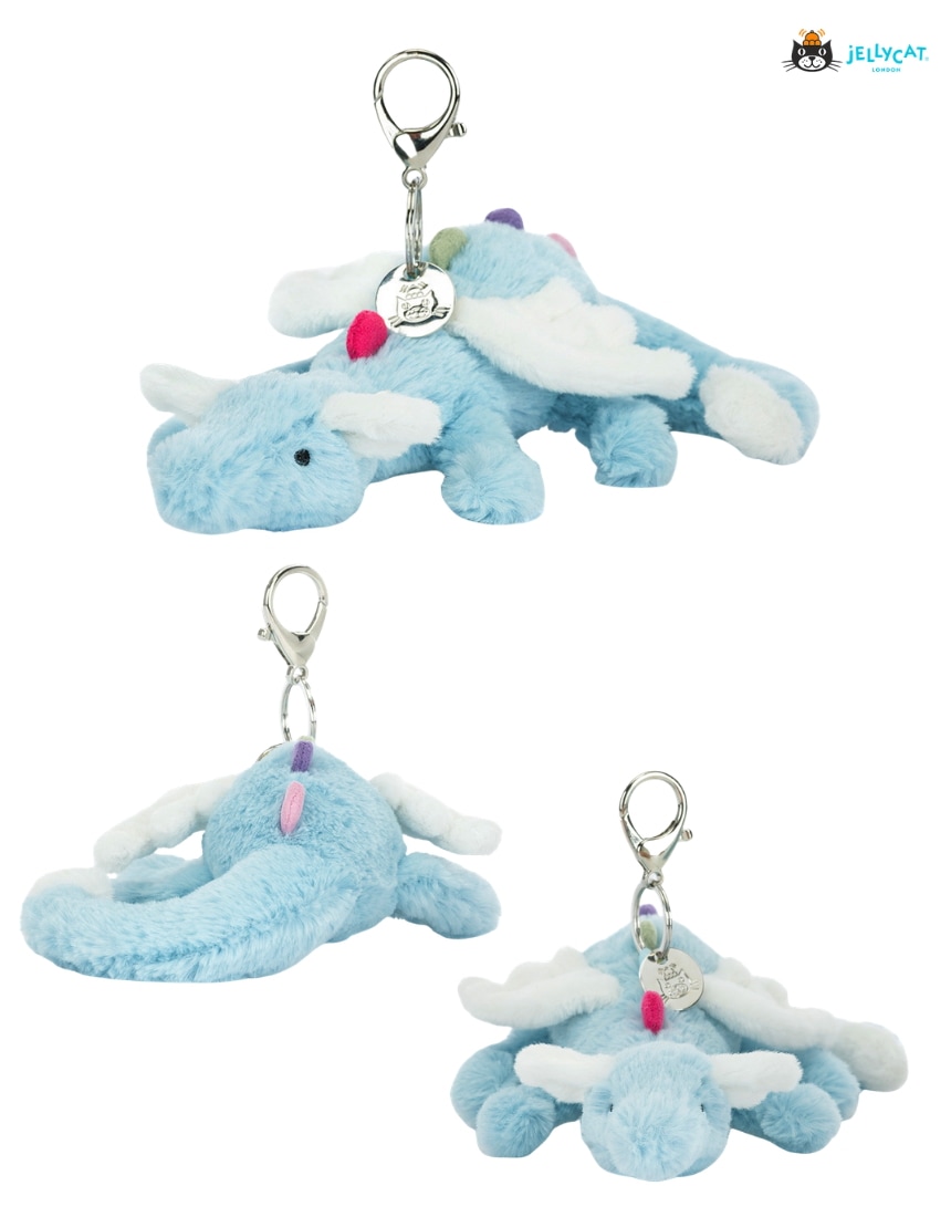 韓国公式 正規品 韓国人気 アクセサリー 人形 ぬいぐるみ トイ キッズ キーホルダー キーリング Sky Dragon Bag Charm