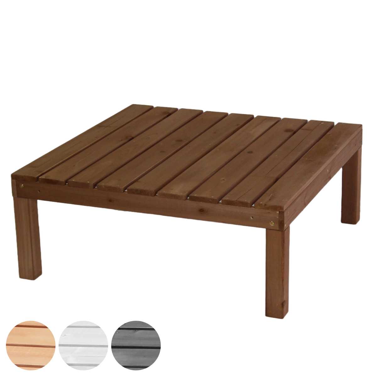 ウッドデッキ 天然木ウッドデッキ 0.25坪 ガーデンデッキ 天然木デッキ 天然木 デッキ DIY 縁台 ぬれ縁 90x90cm 1台 ウッドパネル 掃き出し窓 連結 木材 本体のみ 追加