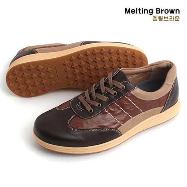 メンズ牛革スニーカー メンズスニーカー D18