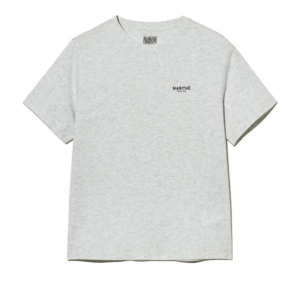 マリテフランソワジルボー Tシャツ M グレー　ASTRO ウヌ Qoo10 マリテフランソワジルボー W 3PACK SMALL ロゴ 半袖