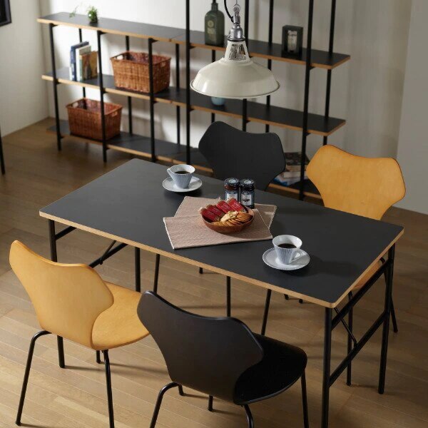 ダイニングテーブル 幅120cm テーブル 木製 メラミン スチール おしゃれ 机