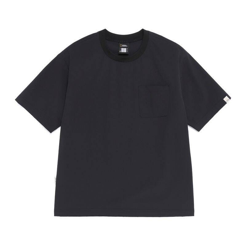 ナショナルジオグラフィック NATIONALGEOGRAPHIC N262UTS940 フリースストレッチ セミオーバーフィット 半袖Tシャツ BLACK N262UTS940099 420127