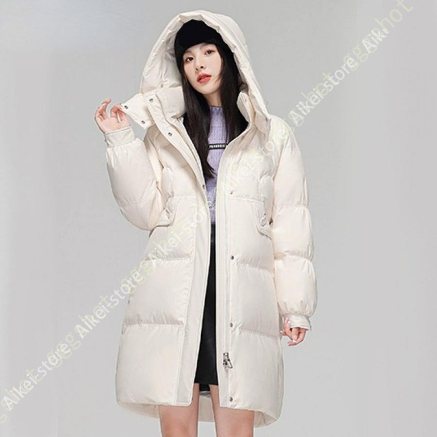 ロングコート レディース コート アウター ベンチコート フード付き 大きいサイズ カジュアル シンプル ロング丈 厚手 あったか 防寒 無地 防風 7,227円