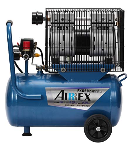 サイズ：静音モデル アネスト岩田 AIRREX コンプレッサ オイルフリー 静音モデル 24L FX