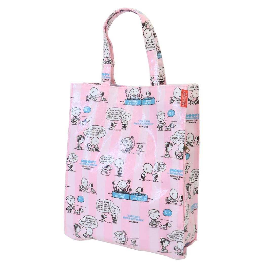 スヌーピー IP トートバッグ A4 Lami Peanuts-0L ラミネート生地A4トート 4,805円