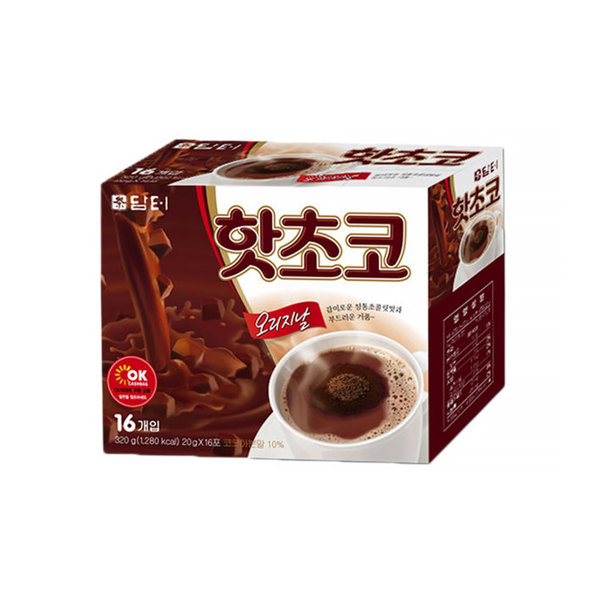 定番の中古商品 ホットチョコレート/ココアドリンク 20gx16T 韓国の健康茶 韓国茶 韓国茶