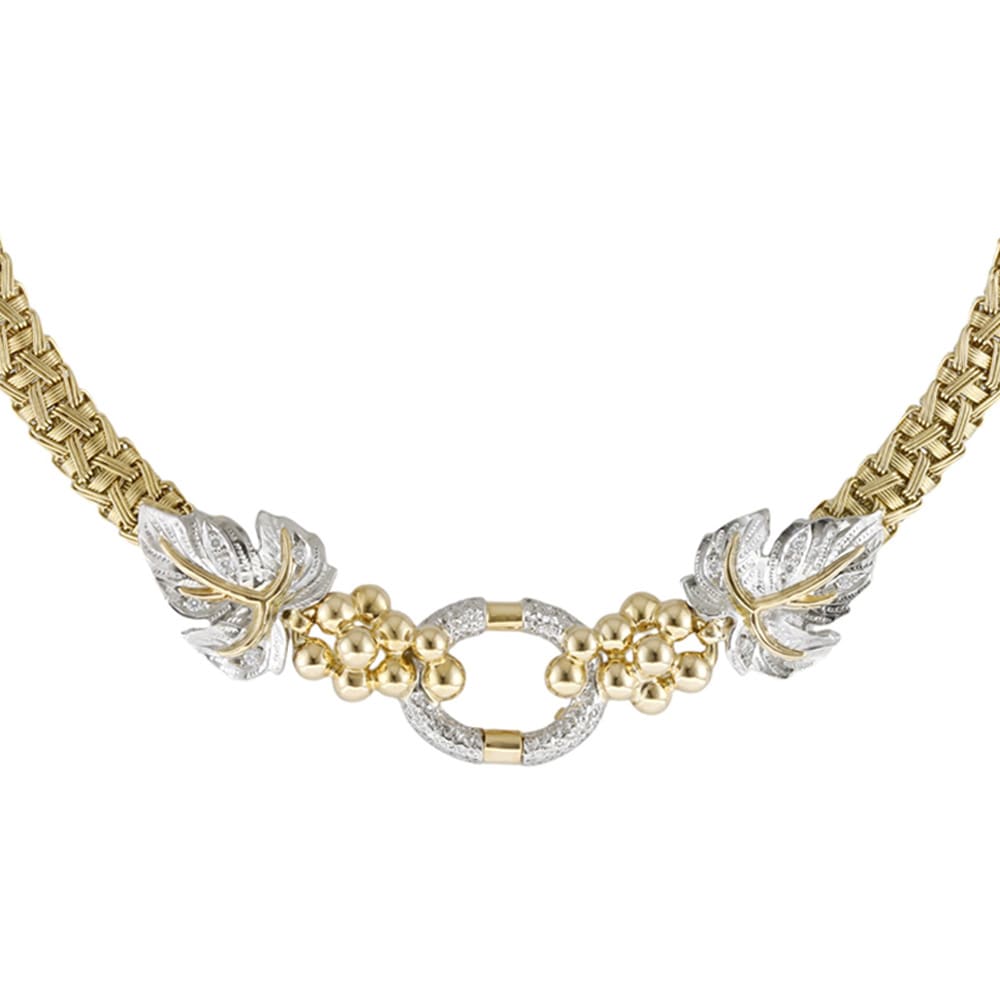【石川暢子】 ネックレス 18金 K18イエローゴールド ダイヤモンド 0.10ct 中古 美品