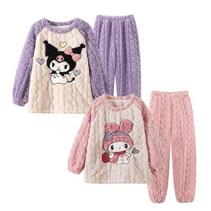 20Type クロミちゃん マイメロ 冬パジャマ 子供服キッズ パジャマ 子供パジャマ もこもこ 女の子 ルーム