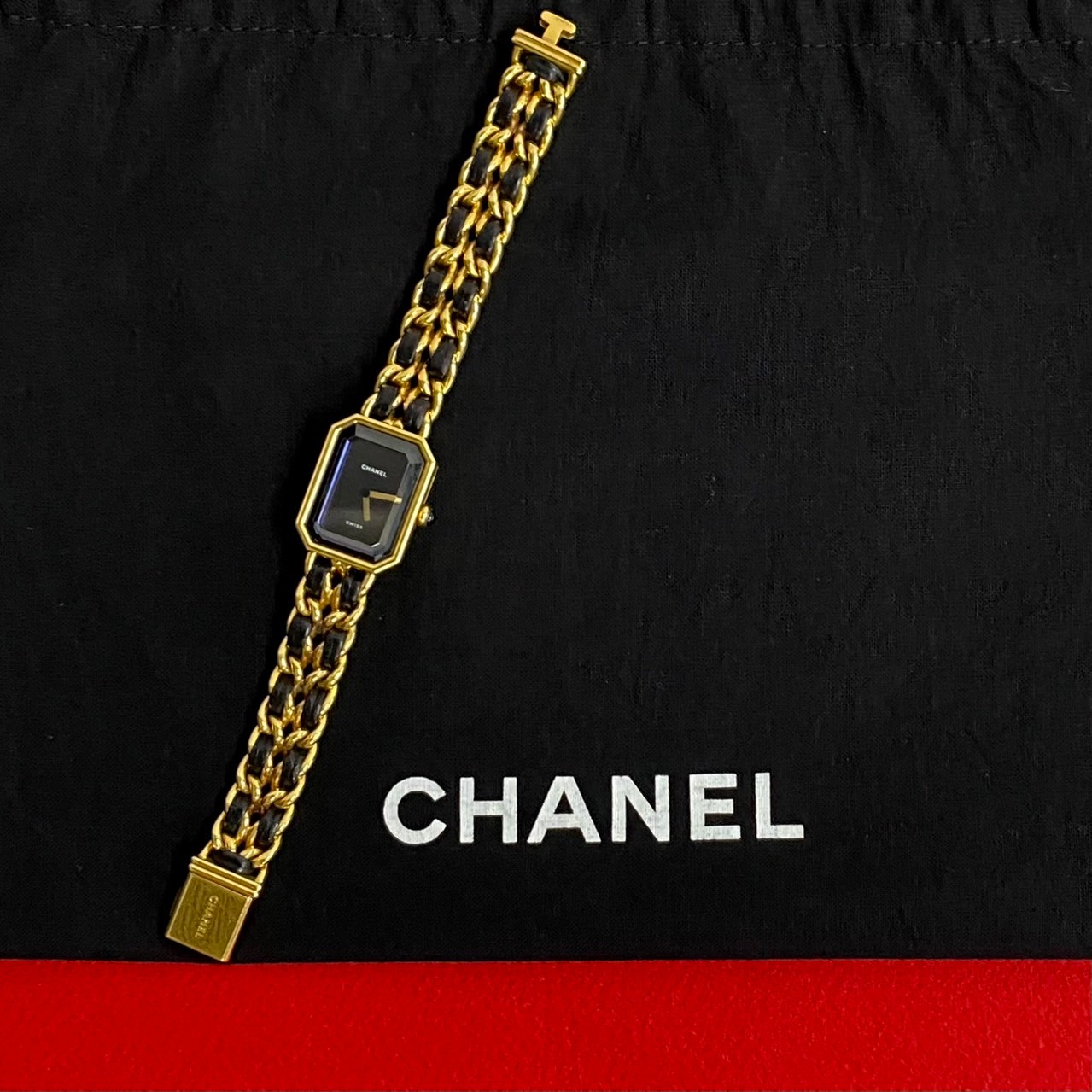 プルミエール クォーツ腕時計 ステンレス レザー ゴールド 26575