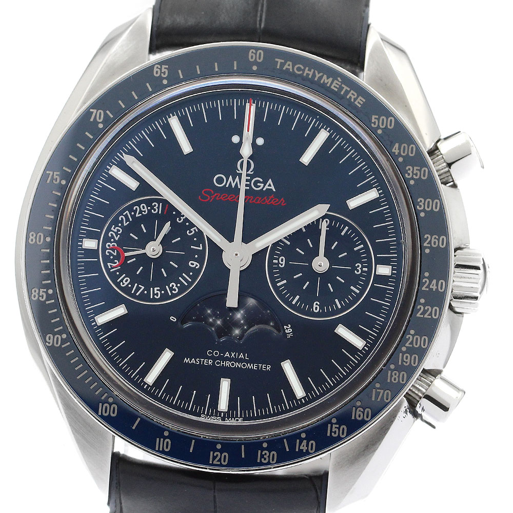 オメガ OMEGA 304.33.44.52.03.001 スピードマスター コーアクシャル マスター クロノメーター 自動巻き メンズ 良品 保証書付き_895446【中古】 443,200円