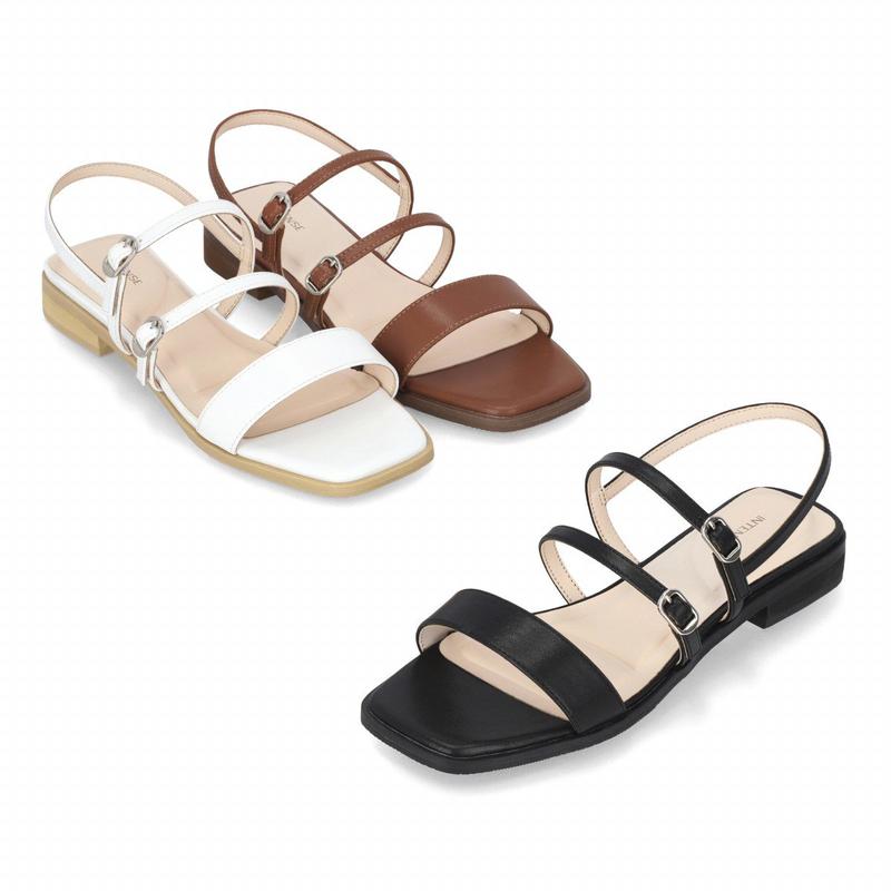 インテンス 女性 ストラップ フラット サンダル 2cm LCWW89I426