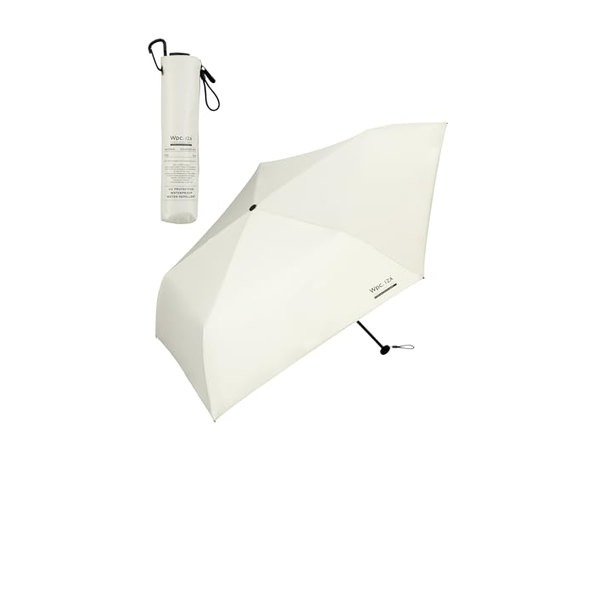 Wpc. IZA 男の晴雨兼用傘【軽量・スリム】LIGHT＆SLIM オフ [遮光率100%・UVカット率100%・UPF50＋・遮熱]