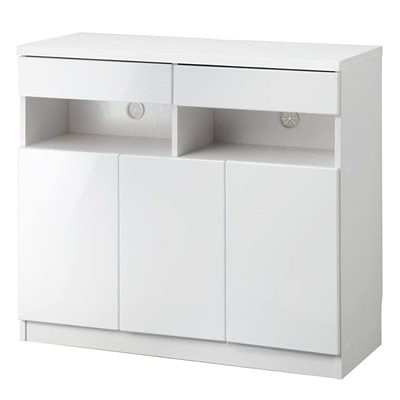 配線収納付きリビングキャビネット ロビンキャビネット 幅90cm F0800455 マストバイ