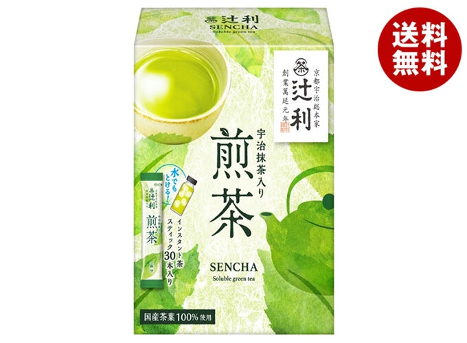片岡物産 辻利 宇治抹茶入り煎茶 (1.0g＊30本)＊24箱入＊(2ケース)