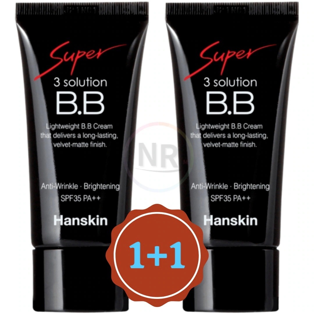 1+1 スーパー3ソリューション BBクリーム SPF35PA+ + 30ml
