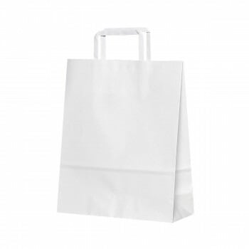 平紐　4才白無地　200枚紙包梱包 200枚 XZT69843