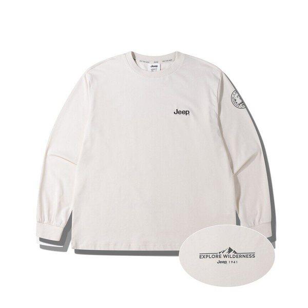 シングル長袖ストレートTシャツ（JQ3TSU006IV）HFPS_SC
