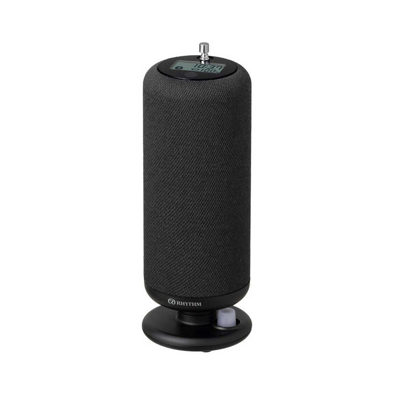 RHYTHM リズム　CRANKSPEAKER もしもの時も給電くつろぎのラジオ付き ［防滴 / Bluetooth対応］ 黒　9YYA50RH02