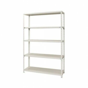 スチールラック　NC1500-24-5段 間口1500x奥行450x高さ2400mm　ホワイト