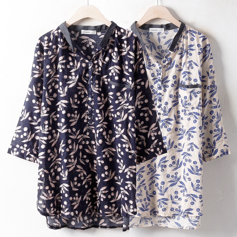 韓国ファッション大きいサイズRIブルーベリー面南方（2794H807）ビッグ女性服ロングルーズフィット korea fashion bigsize