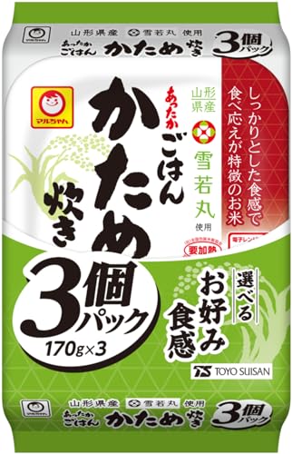 東洋水産 あったかごはん かため炊き 3個パック 170g x 3個 x 8袋