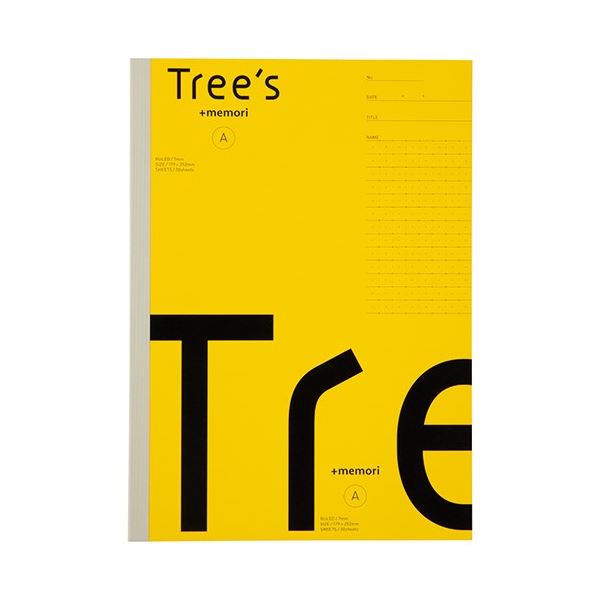 (まとめ) キョクトウ Tree s B5 Pメモリ A罫30枚 イエロー (×50セット)