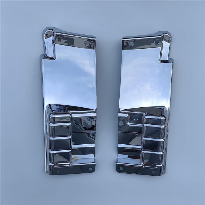 ふそう 三菱 2トン ブルーテック / ’20キャンター 標準巾車用 トラック メッキ マッドガード カバー LRセット