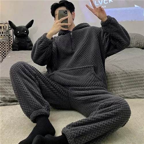 もこもこ パジャマ メンズ 冬用 モコモコ ルームウェア メンズ 長袖 ルームウェア もこもこ メンズ 冬 ブランド おしゃれ パジャマ メンズ モコモコ ルームウェア メンズ パジャマ おしゃれ 部