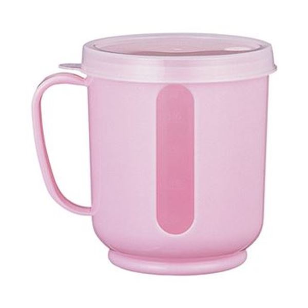 （まとめ）小森樹脂 メモリーコップ ピンク 1セット（3個）(×10セット)