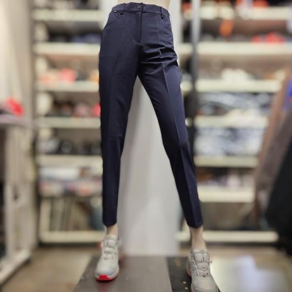 UP0812WNV 女性 春秋 機能性 ストレート ゴルフパンツ (S42312733)