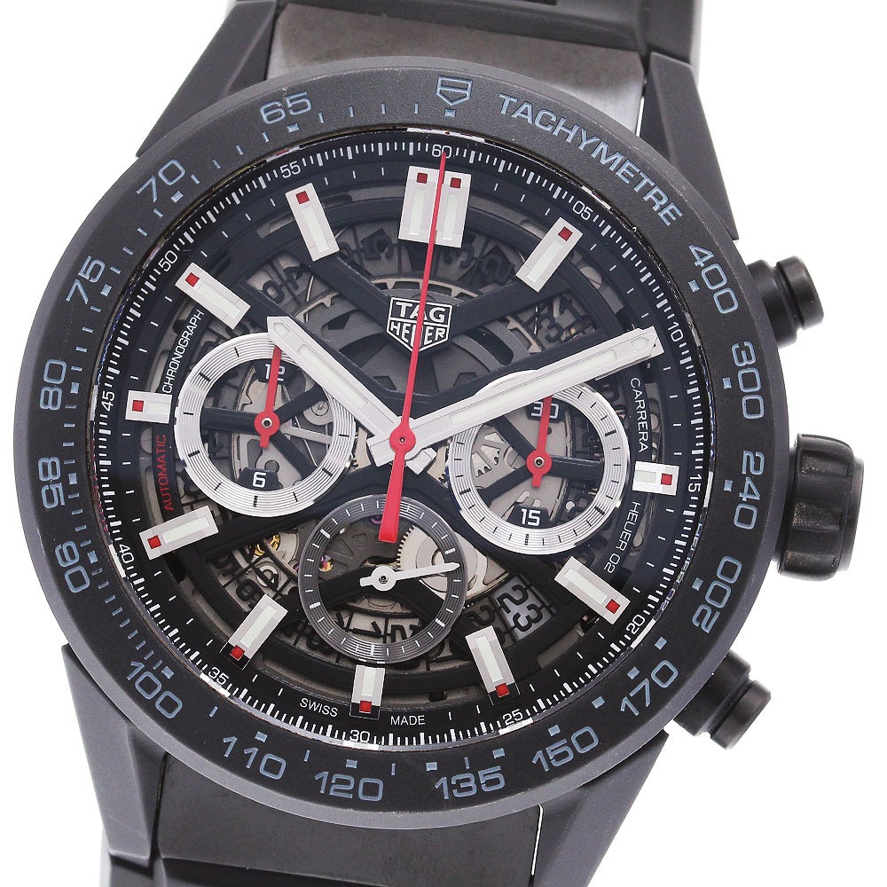 タグホイヤー TAG HEUER CBG2A90.FT6173 カレラ キャリバー ホイヤー02クロノグラフ 自動巻き メンズ 良品 箱・保証書付き_850194【中古】