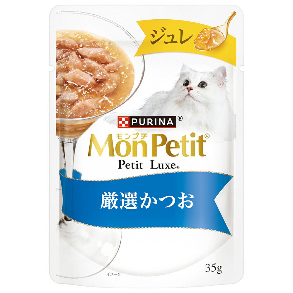 プチリュクスパウチ　ジュレ　厳選かつお　３５ｇX４８　ＣＲＣ35―20―75―10―51